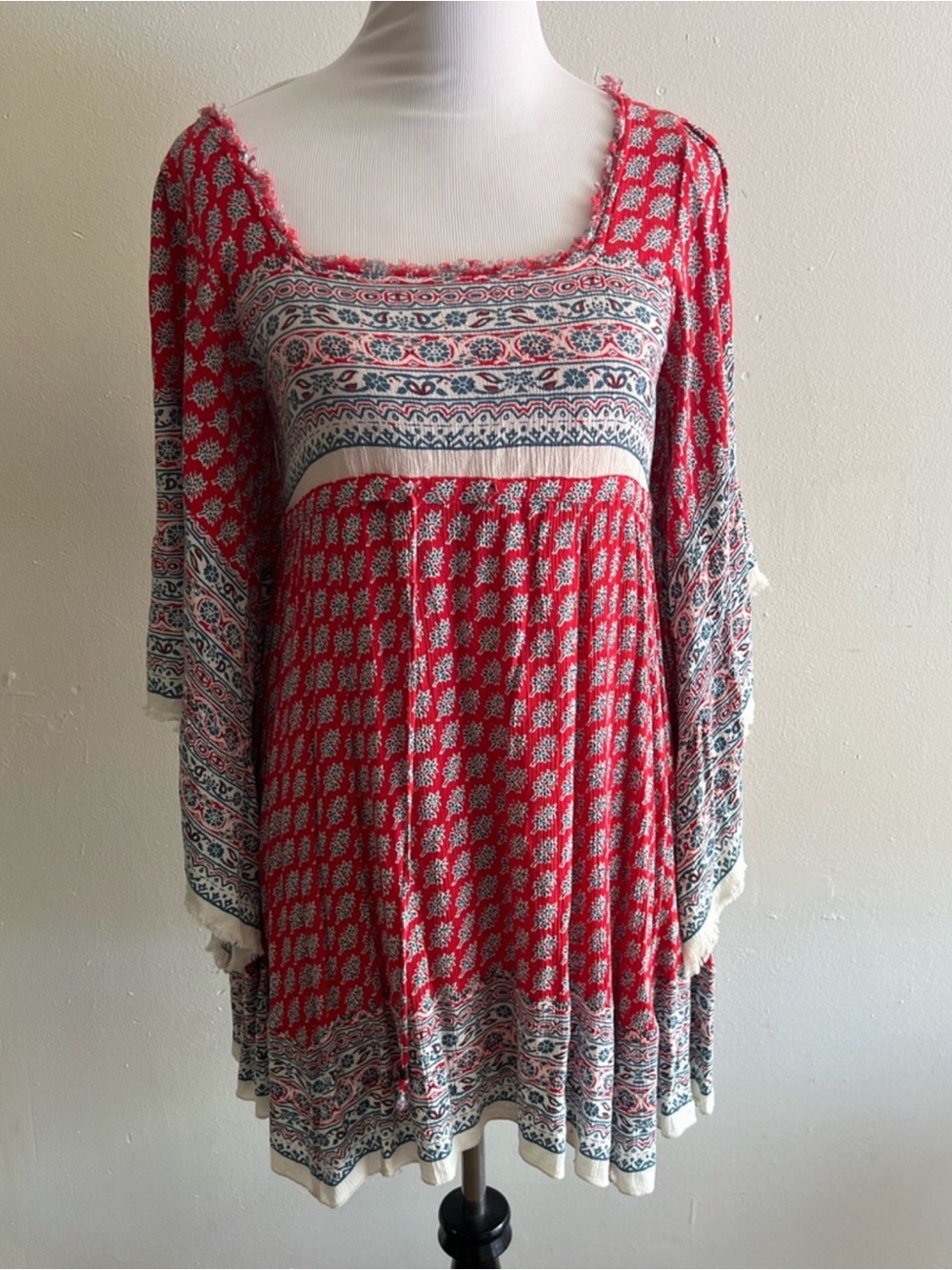 Free People Heart of Gold mini dress Sz M - Picture 5 of 8